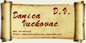 Danica Vučkovac vizit kartica